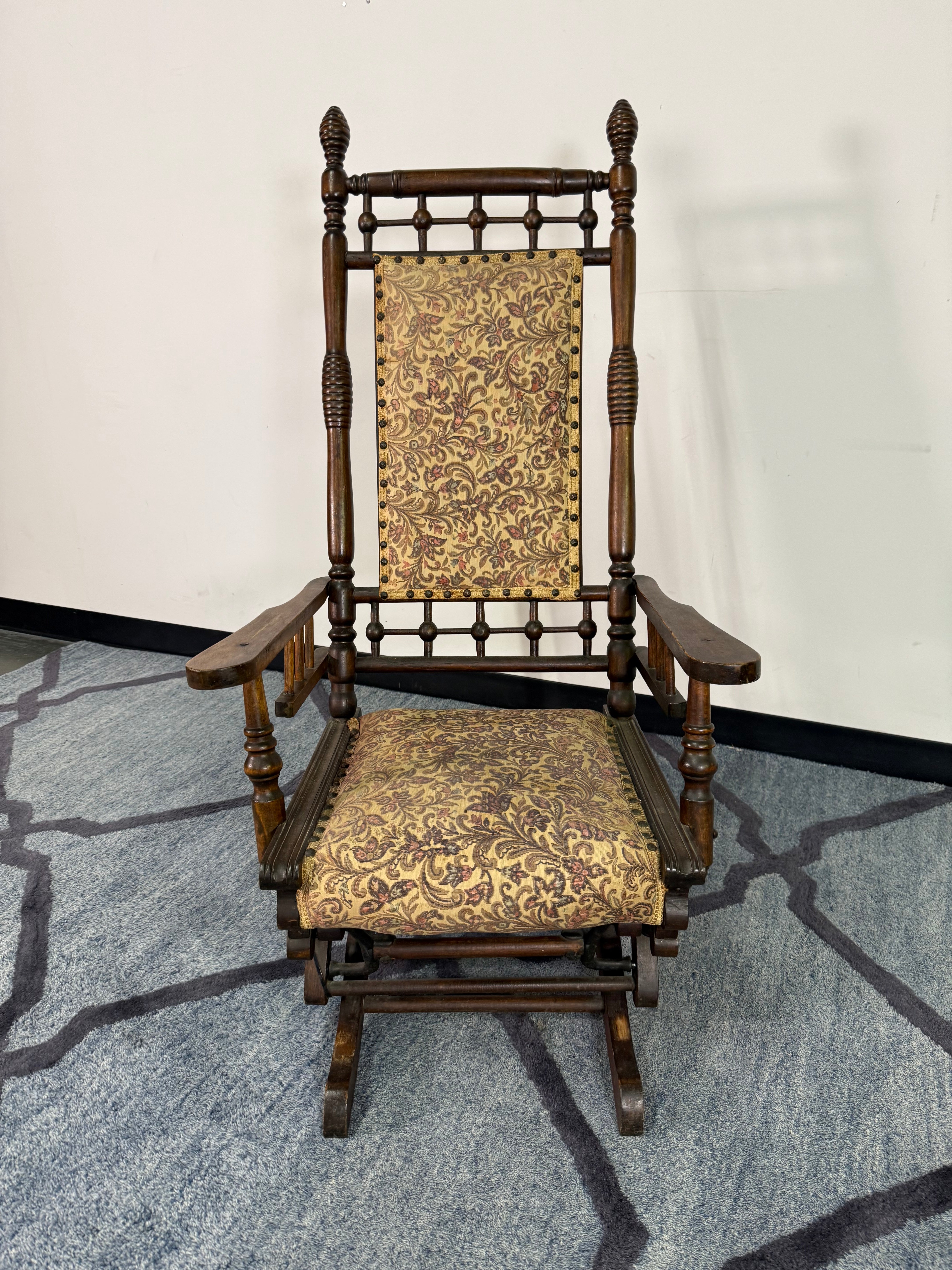 Antique Victorian Platform Rocker