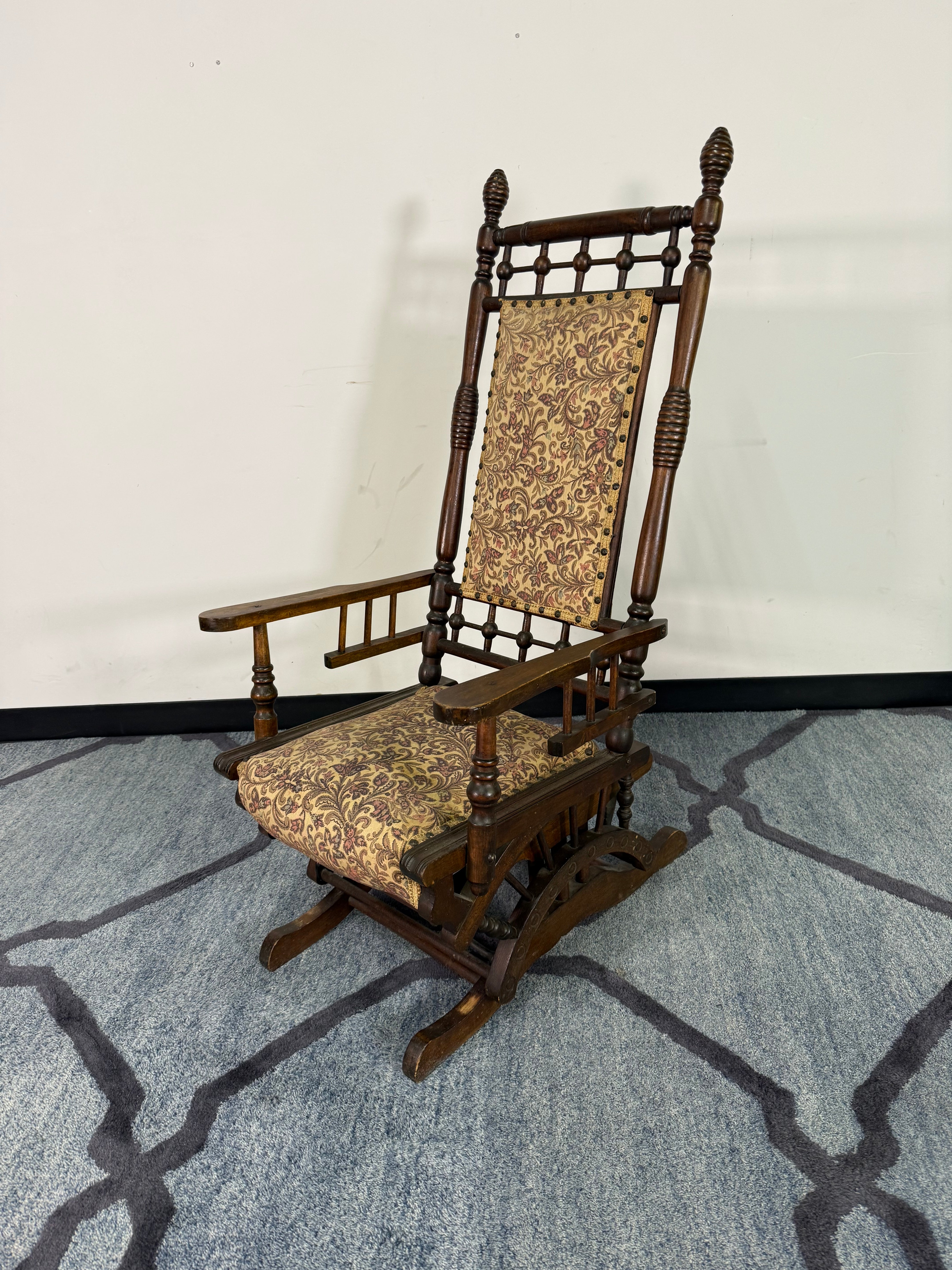 Antique Victorian Platform Rocker