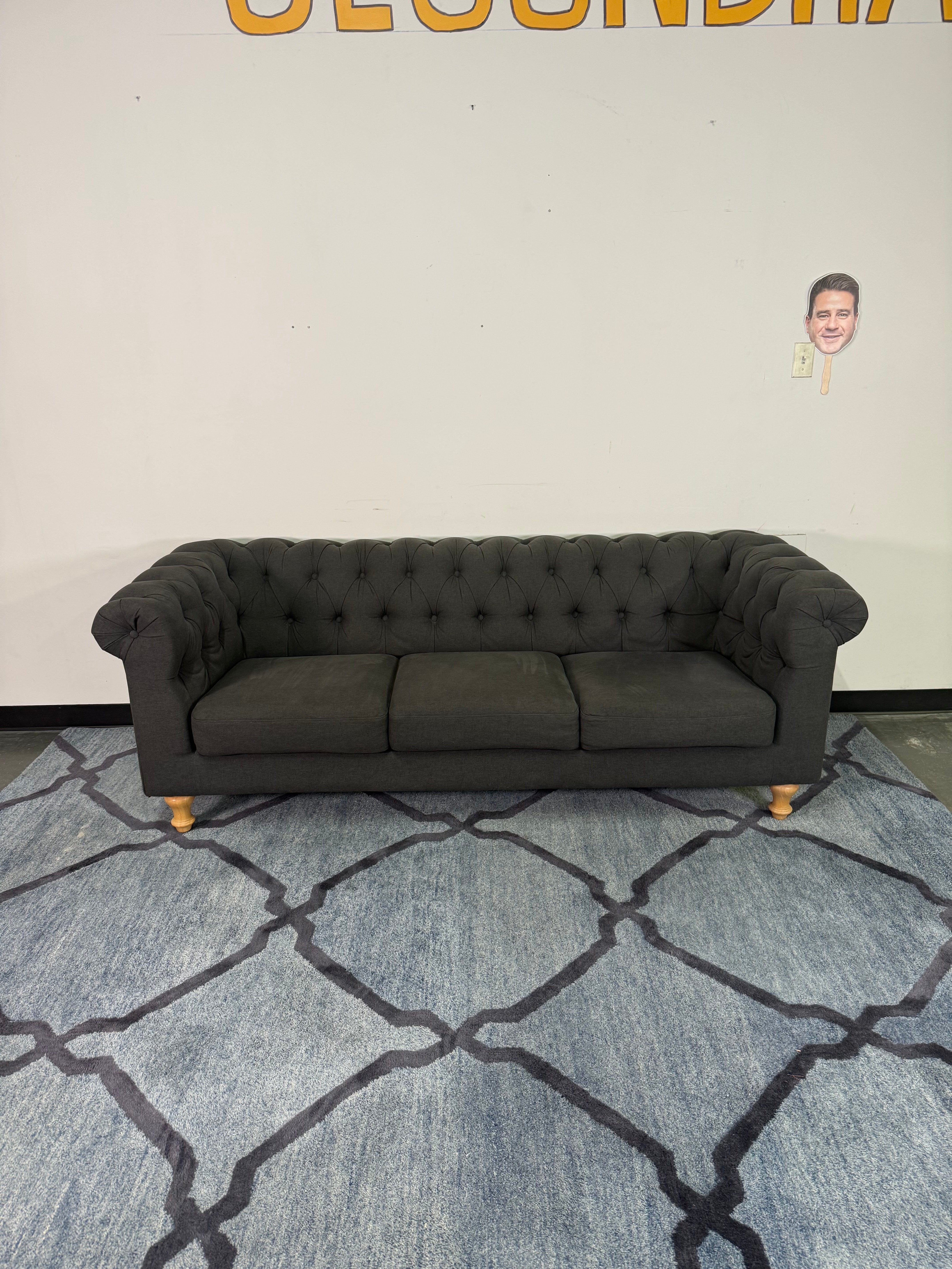 Charcoal Chesterfield Sofa