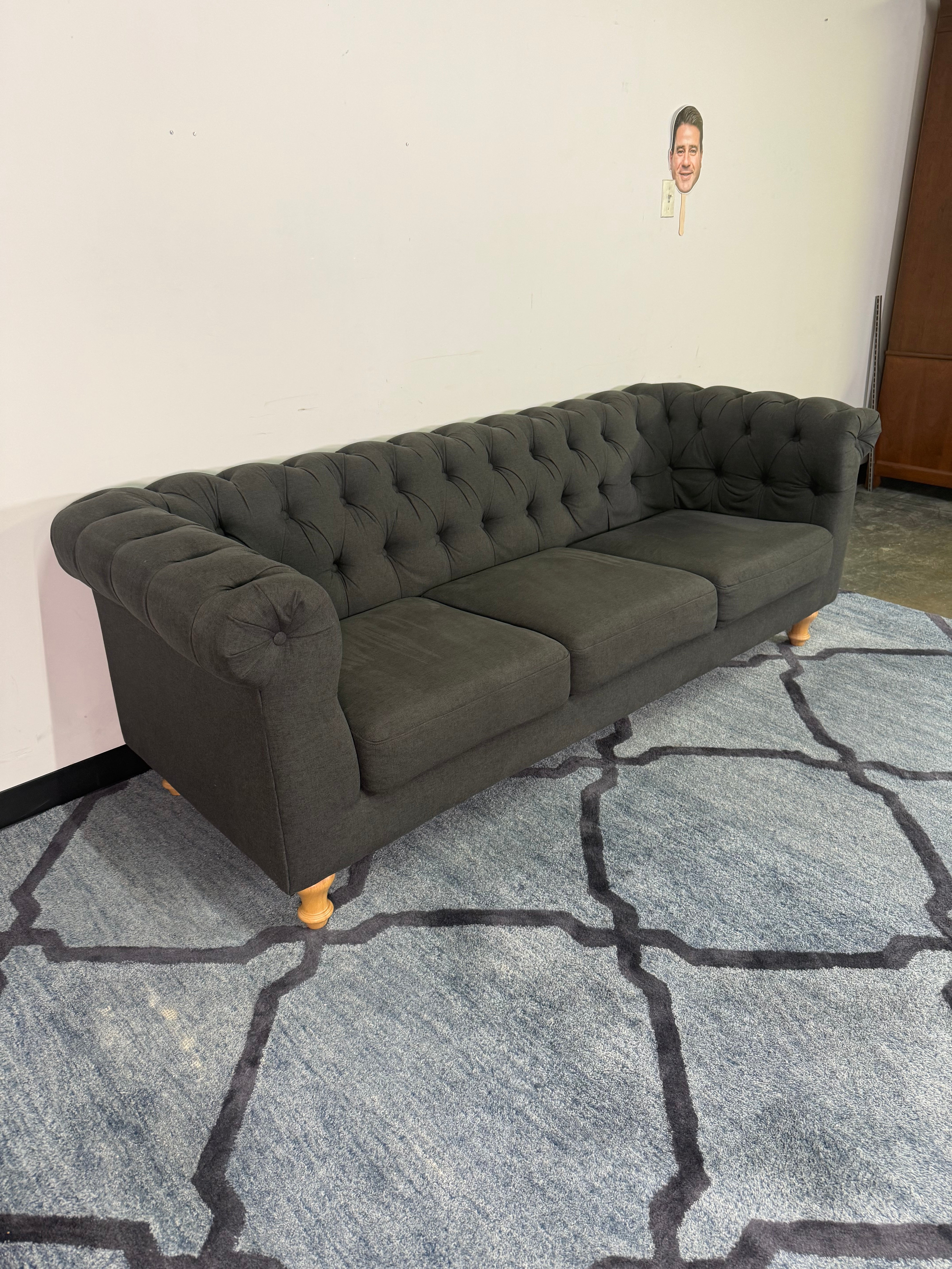 Charcoal Chesterfield Sofa