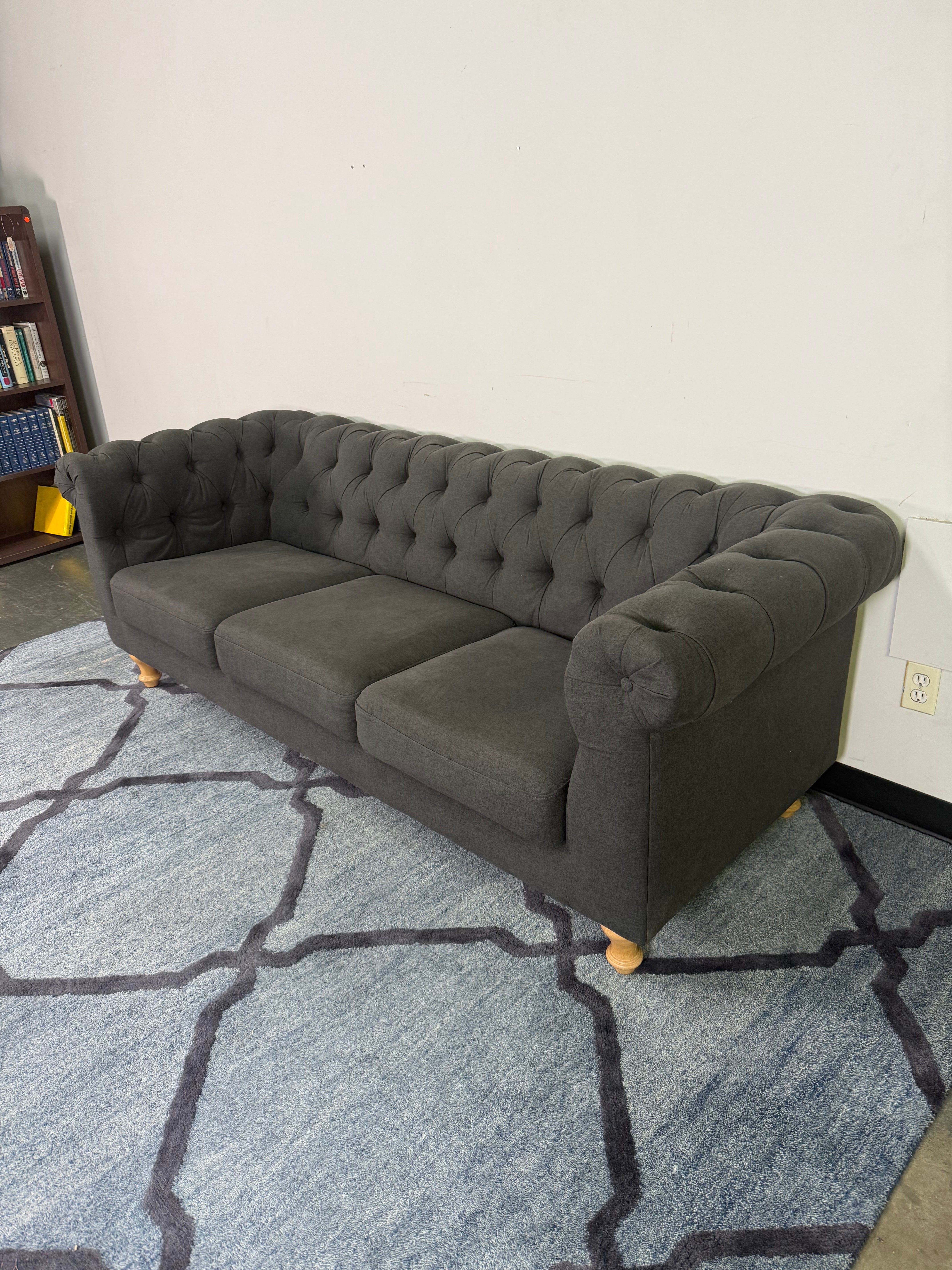 Charcoal Chesterfield Sofa