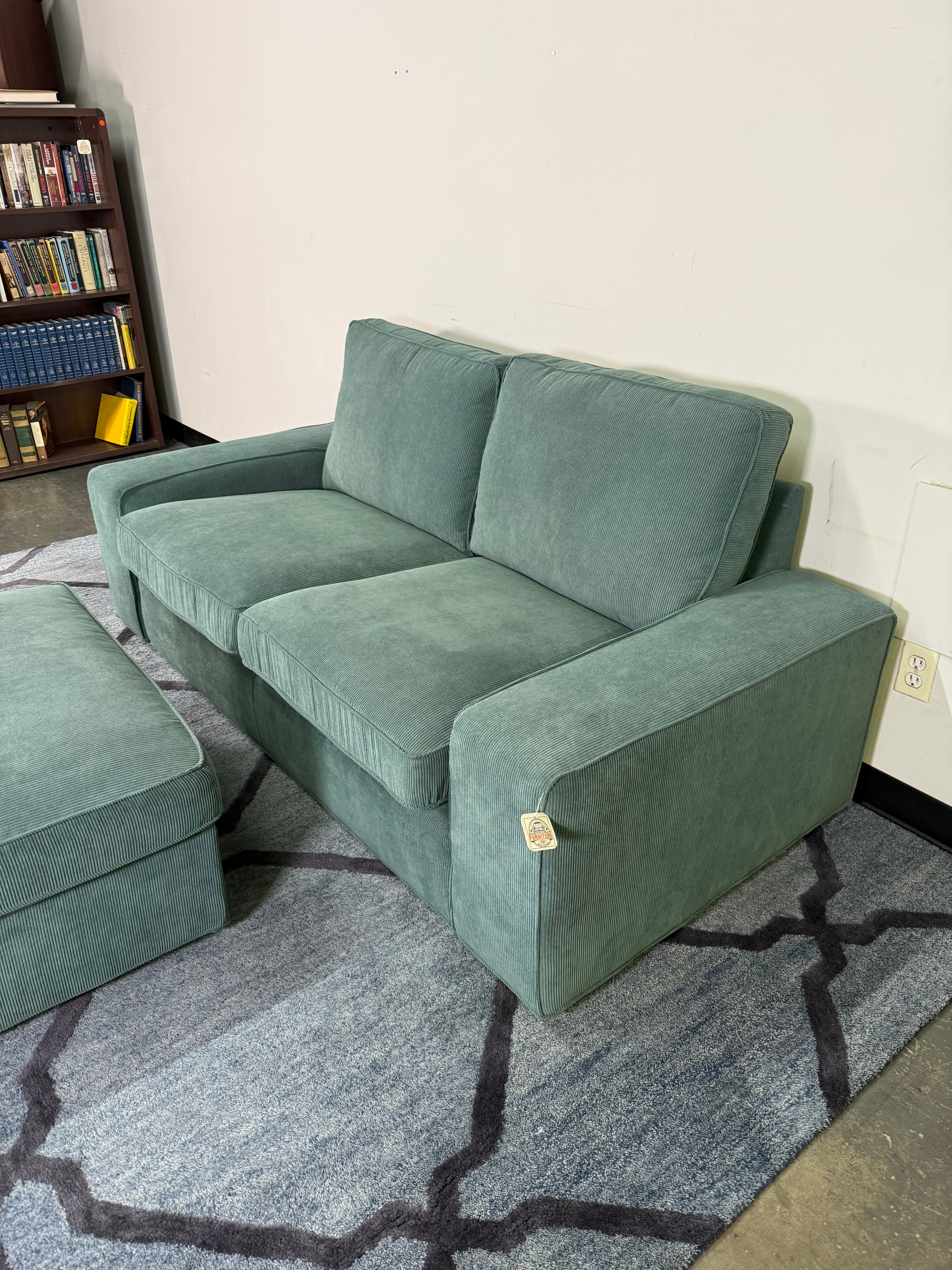 IKEA Kivik Loveseat & Storage Ottoman Set