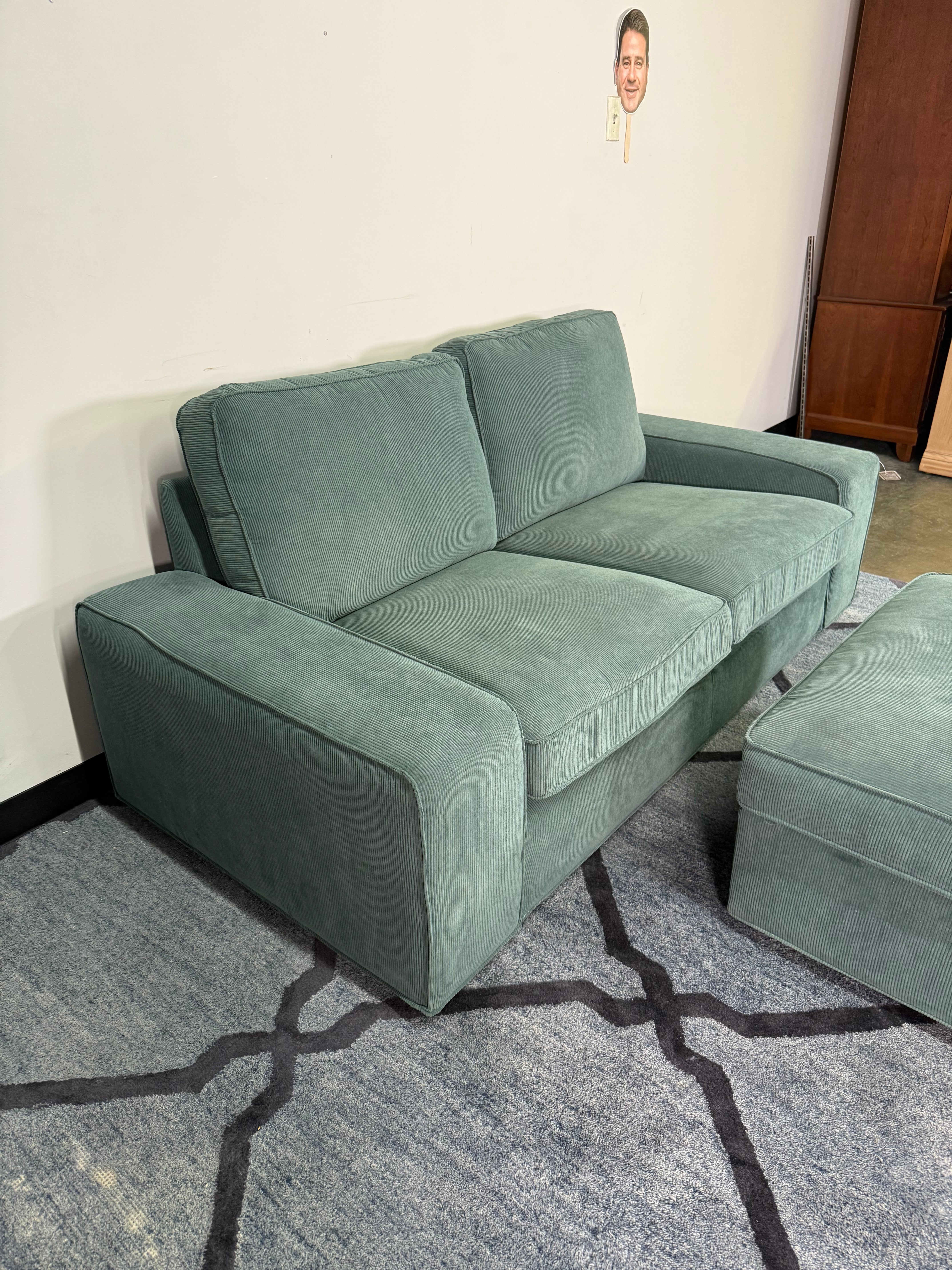 IKEA Kivik Loveseat & Storage Ottoman Set