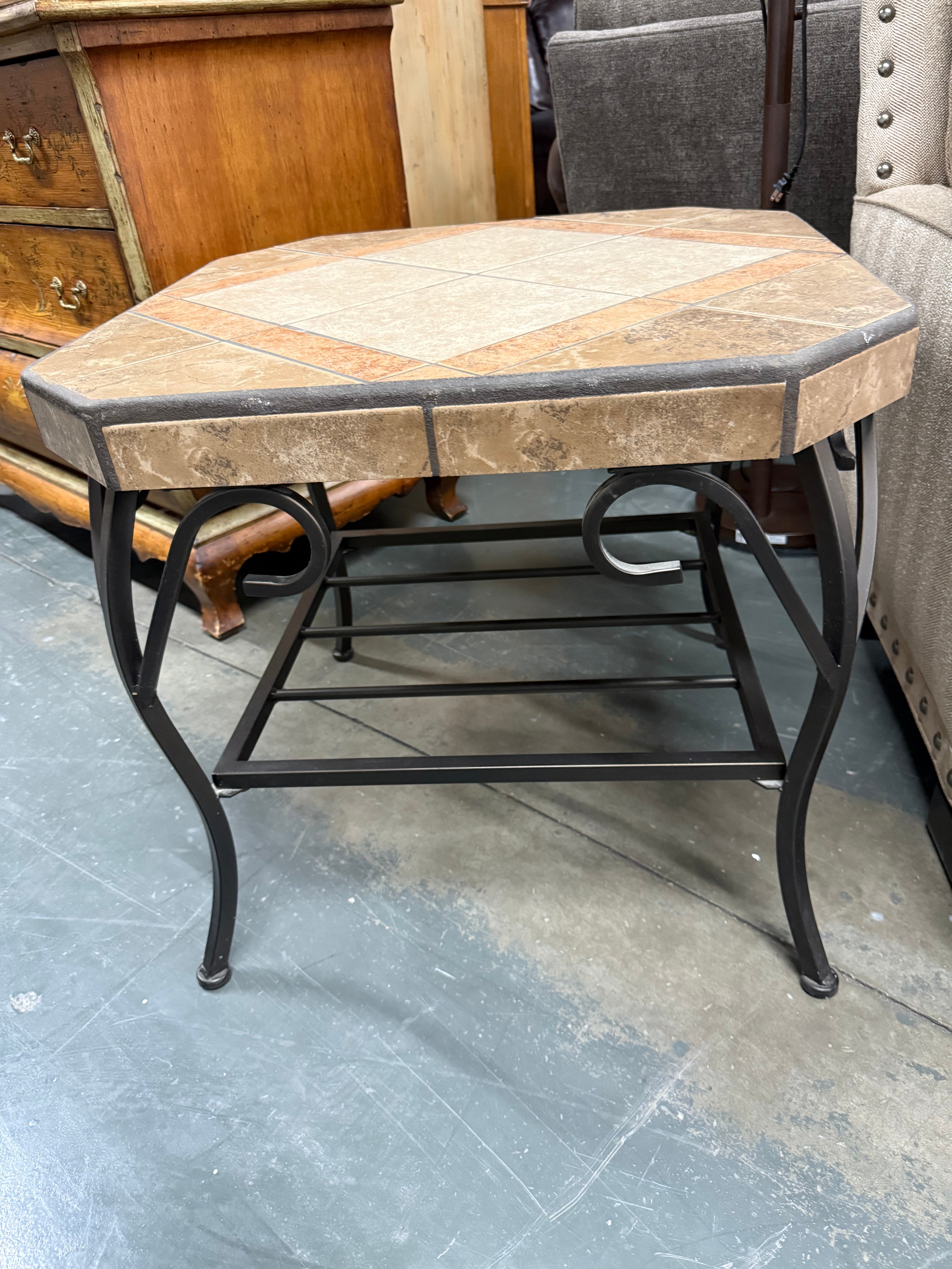 🪨 Stone-Top Coffee Table & End Table Set — Sturdy, Stylish, Built to Last