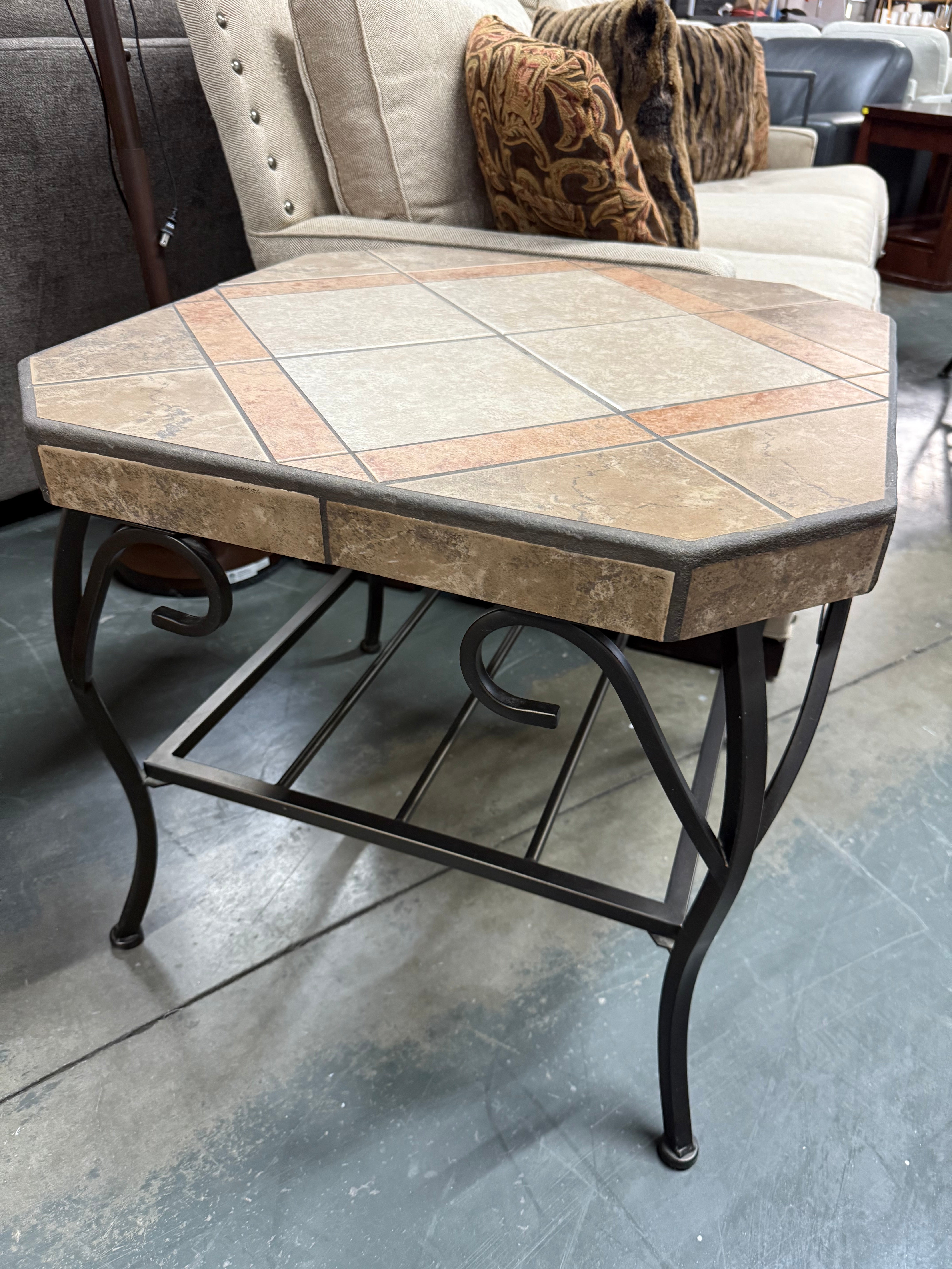 🪨 Stone-Top Coffee Table & End Table Set — Sturdy, Stylish, Built to Last