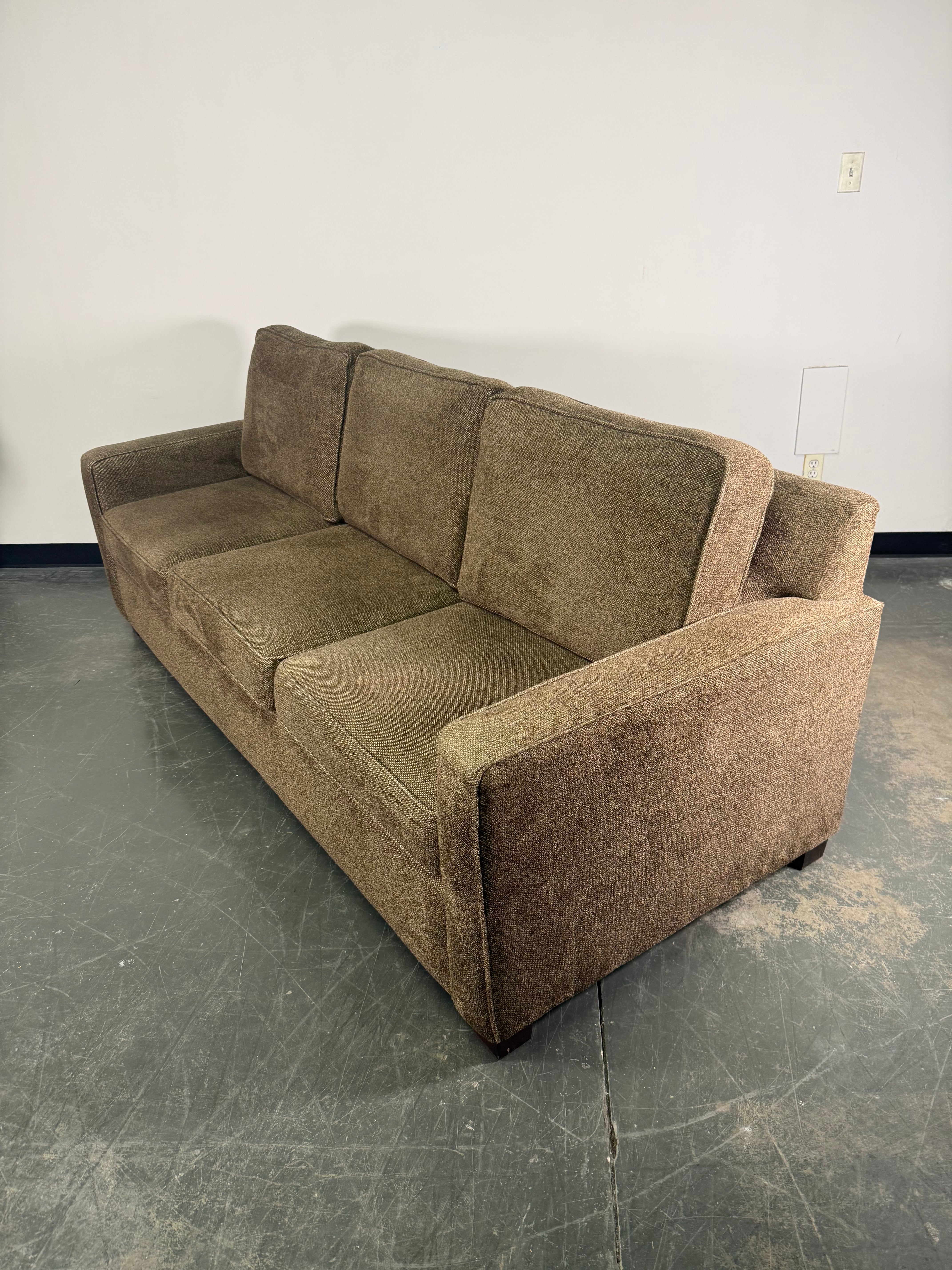 Classic Brown Fabric Sofa – Comfortable &amp; Timeless